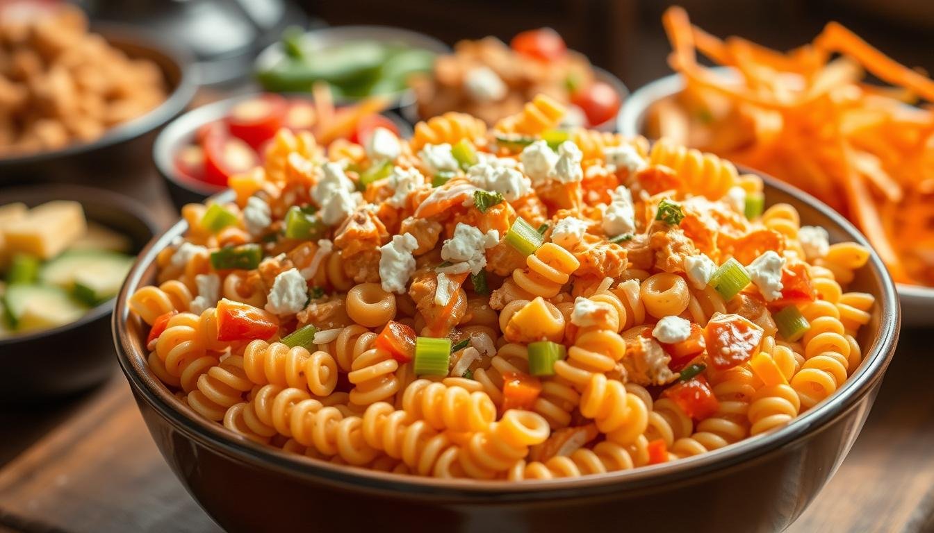 Buffalo Chicken Pasta Salad Recipe