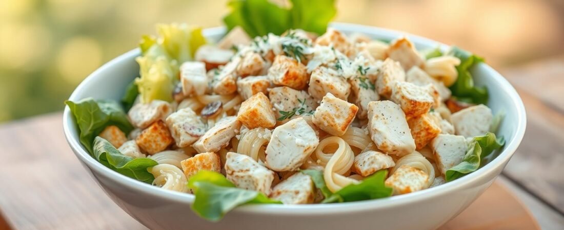 Chicken Caesar Pasta Salad Recipe