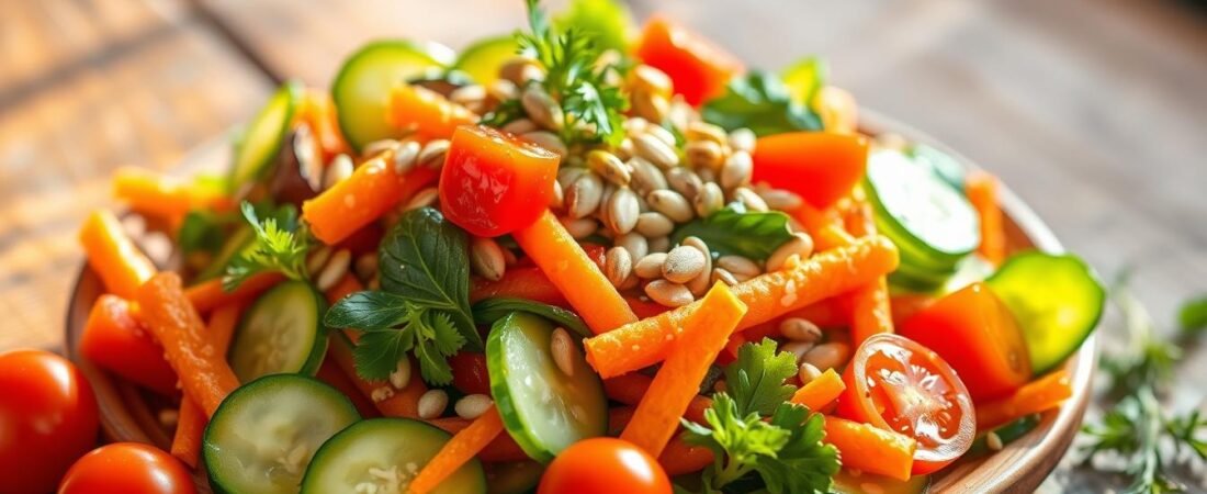 Cucumber and Carrot Salad Recipe