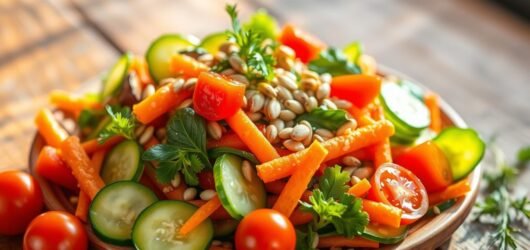 Cucumber and Carrot Salad Recipe