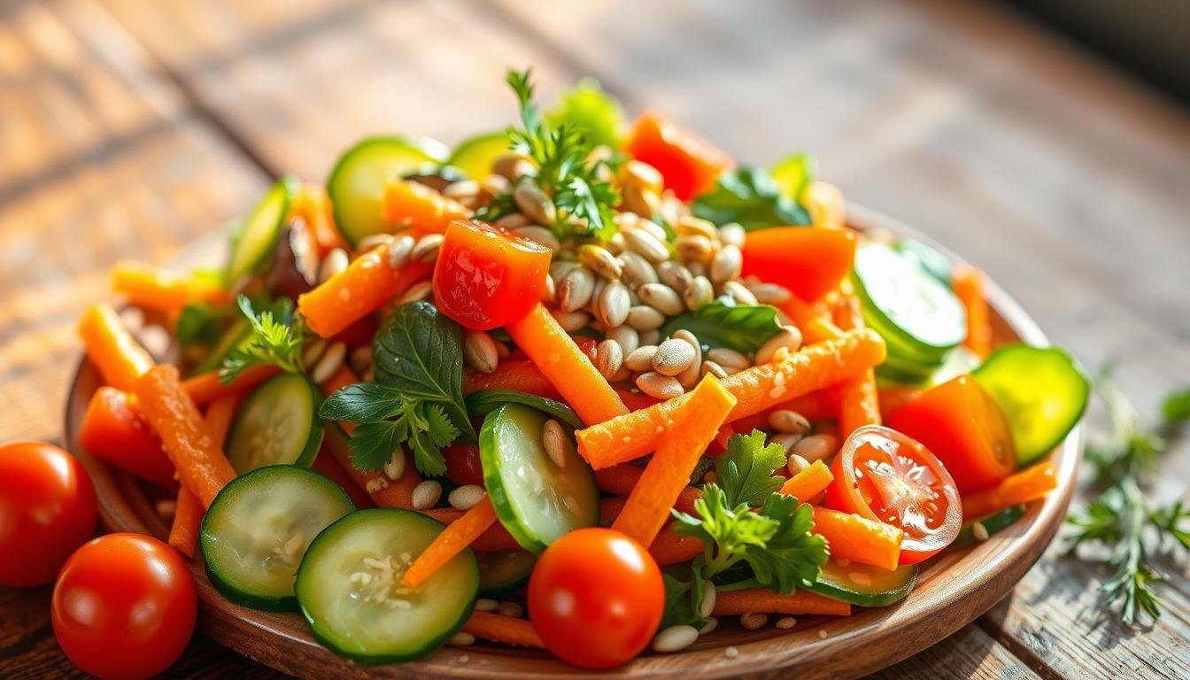 Cucumber and Carrot Salad Recipe