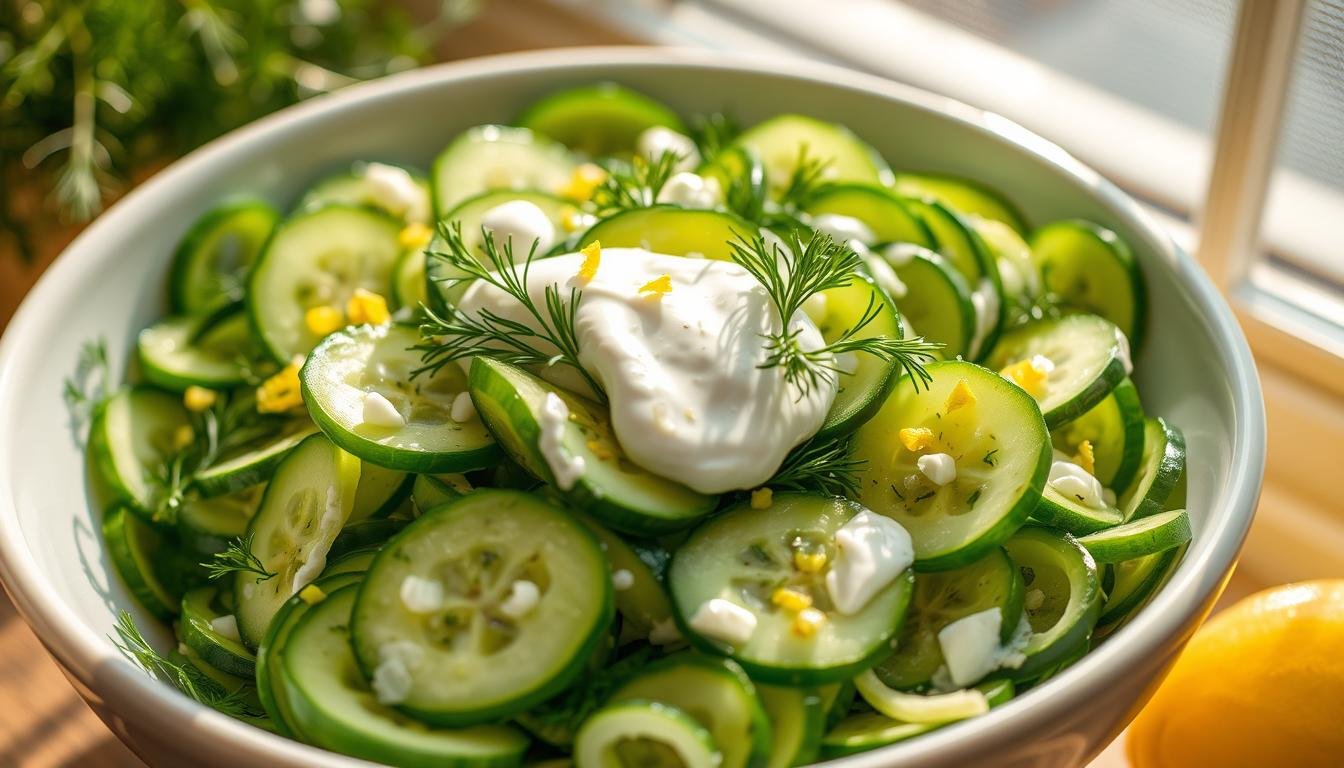 Cucumber, Dill, and Yogurt Salad Recipe